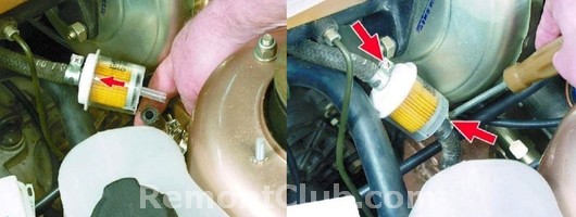 замена топливного фильтра ВАЗ 2108 2109 21099